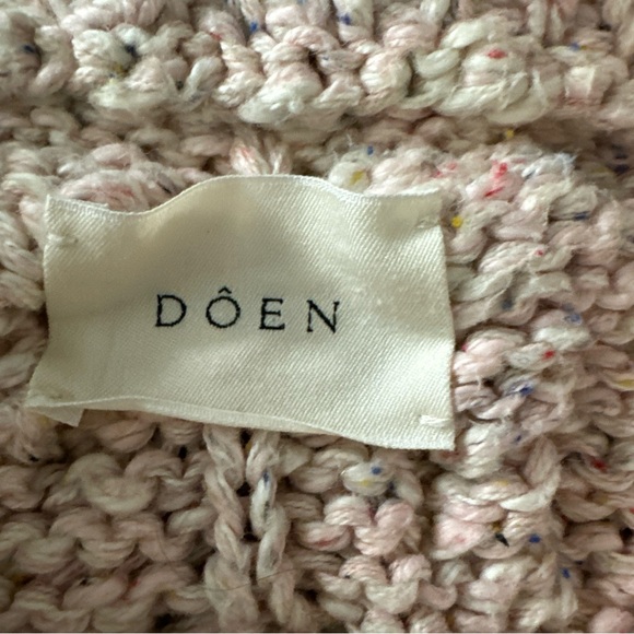 Doen Bee Pink Cable Knit Chunky Sweater Size Size M - Picture 6 of 13